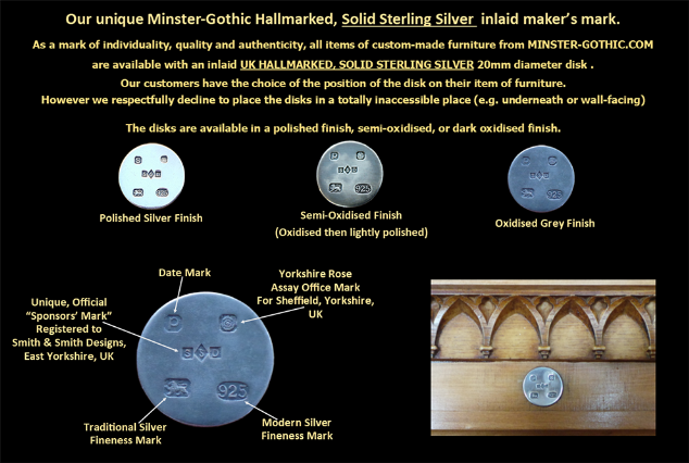 Our Minster Gothic Silver Disk Demonstration Photo