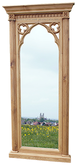 Minster Gothic Classic Tall Dressing Mirror