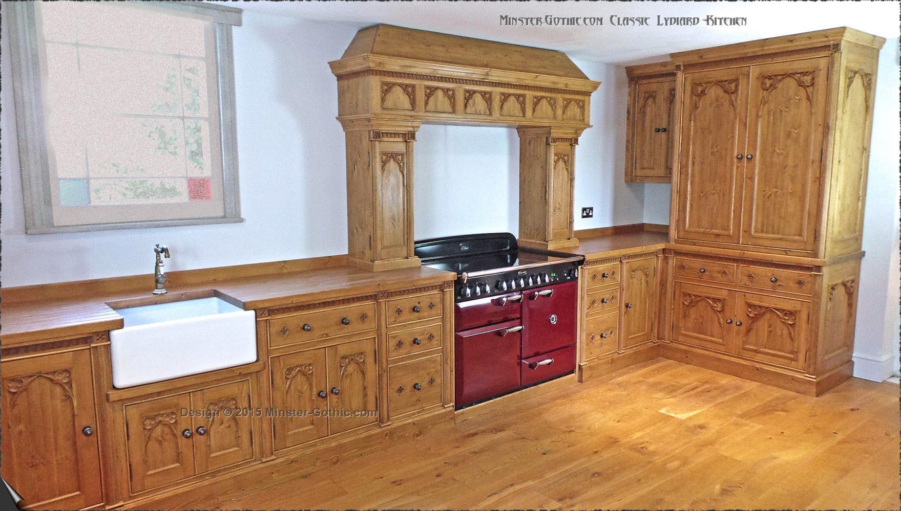 Minster Gothic kitchens. Free-standing or fitted. - Minster Gothic