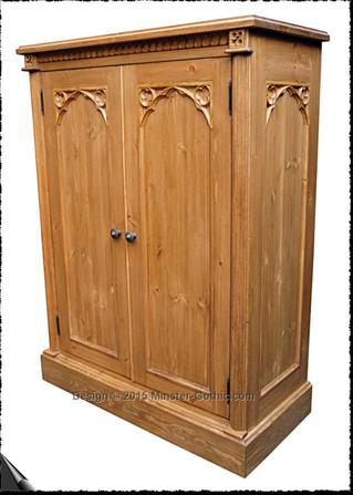 Minster Gothic Classic "Theresa" Jumper Cupboard with adjustable shelve
