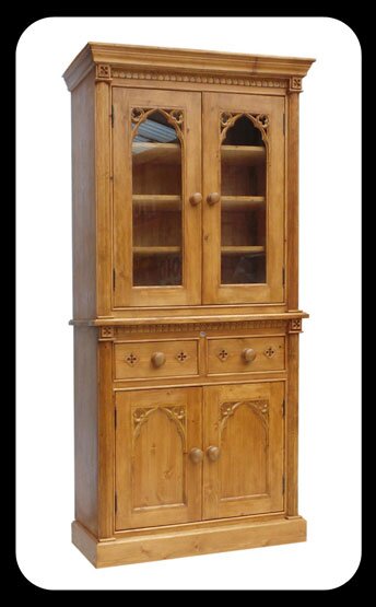 Minster Gothic Classic "Knaresborough" Bookcase/Display Cabinet