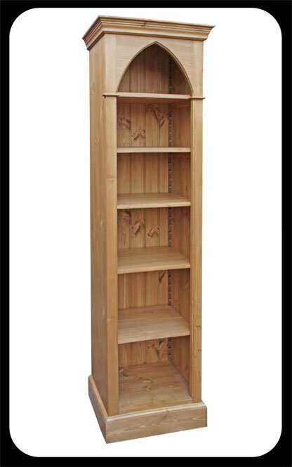 Minster Gothic Plain Bookcase